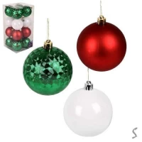 Елочные шарики 8см 16шт/уп