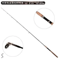 Спиннинг штекерный "Megastrike" 2.1м 10-30г 2к	