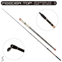 Спиннинг карповый штекерный фидер "Feeder top" 3.6м 100-180г 3+3к	