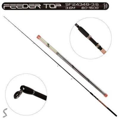 Спиннинг карповый штекерный фидер "Feeder top" 3.6м 100-180г 3+3к