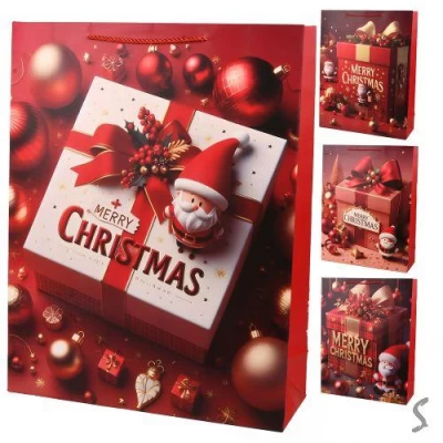 Пакет новогодний бумажный XL 