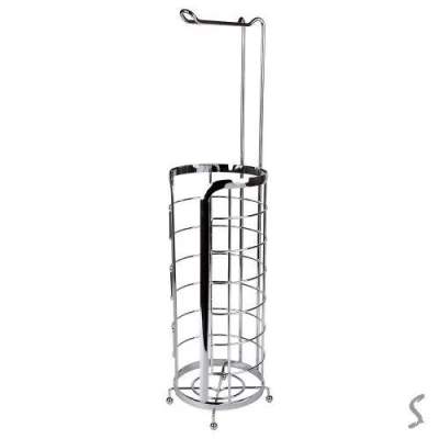 Держатель для туалетной бумаги напольный 14.5*59см Держатель для туалетной бумаги напольный 14.5*59см