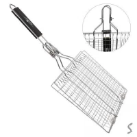 Решетка-гриль со складной ручкой 61*49*32*2см