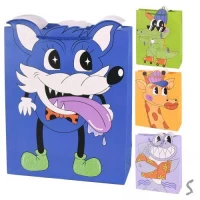 Пакет подарочный бумажный L 