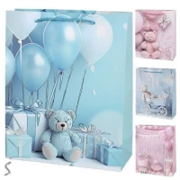 Пакет подарочный бумажный L 