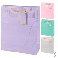 Пакет подарочный бумажный L 