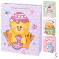 Пакет подарочный бумажный L 