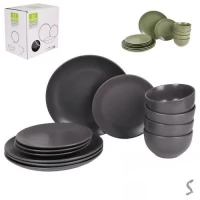 Набор столовой посуды 12пр/наб (тарелка 26/20см, пиала 14см)