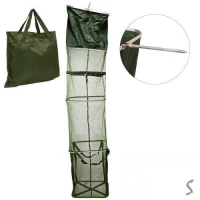 Садок рыболовный с колышком в чехле 45*200см