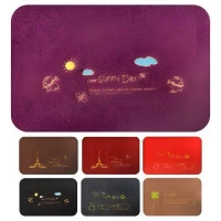 Коврик придверный декоративный с вышивкой 38*58см