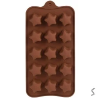 Форма силикон для конфет "Stars" 15шт/л 20.5*10.3см	