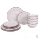 Набор столовой посуды 12пр/наб (тарелка 26/21см, пиала 16см)