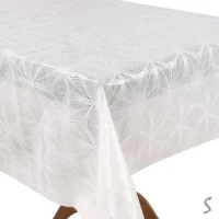 Клеенка ПВХ Lace белая 1.37*20м