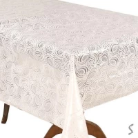 Клеенка ПВХ Lace белая 1.37*20м