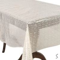 Клеенка ПВХ Lace бежевая 1.37*20м