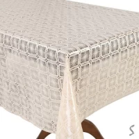 Клеенка ПВХ Lace бежевая 1.37*20м