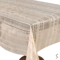 Клеенка ПВХ Lace бежевая 1.37*20м