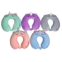 Подушка-подкова ортопедическая дорожная под шею 30*25см