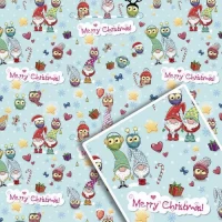 Бумага упаковочная мелованная новогодняя 70*100см 10л/уп