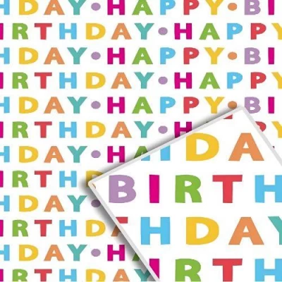 Бумага упаковочная крафт "Праздник на белом" 70*100см 10л/уп