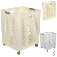 Контейнер для хранения на колесах складной 49*39*35см