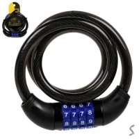 Замок кодовый для велосипеда 12*80см