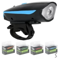 Фонарик аккумуляторный для велосипеда USB 1200mAh 10*5см