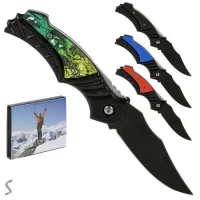 Нож туристический складной 4шт/наб 16см (лезвие 8см)