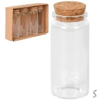 Баночка с корковой крышкой 4шт/уп 55мл