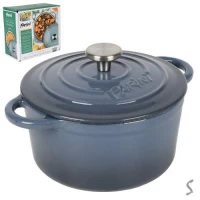 Кастрюля чугунная 25*12.5*22.5см