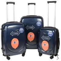 Чемодан пластик 20/24/28'' 3шт/наб