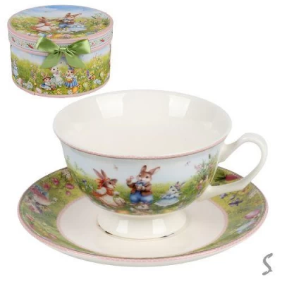 Чашка с блюдцем пасхальная 