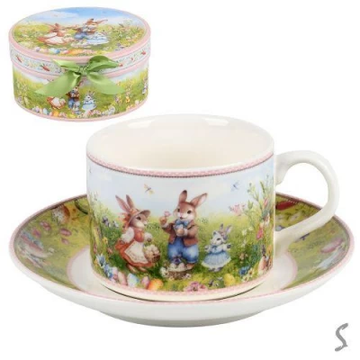 Чашка с блюдцем пасхальная 