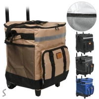 Термосумка на колесах 28*33*34см