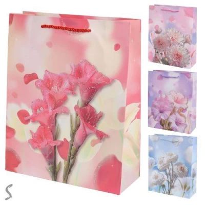 Пакет подарочный бумажный M 