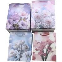 Пакет подарочный бумажный L 