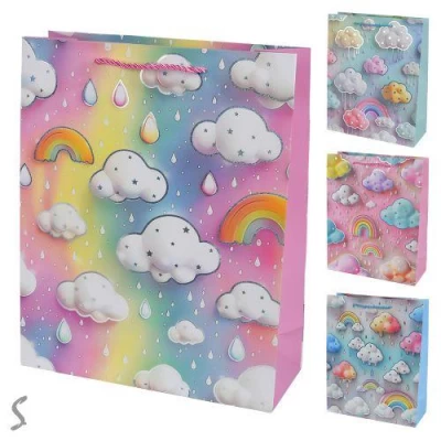 Пакет подарочный бумажный M 