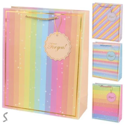 Пакет подарочный бумажный M 