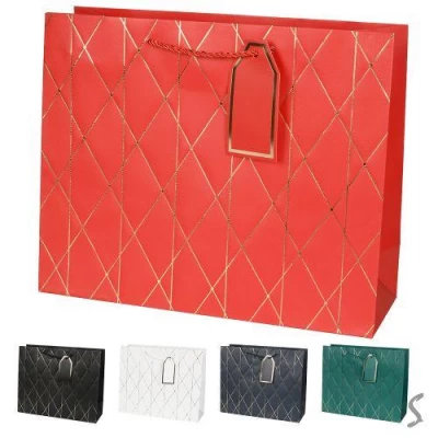 Пакет подарочный бумажный M 