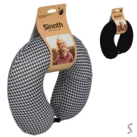 Подушка-подкова ортопедическая дорожная под шею 28*26см Подушка-подкова ортопедическая дорожная под шею 28*26см