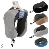 Подушка-подкова ортопедическая дорожная под шею 29*25*14см