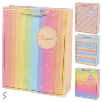 Пакет подарочный бумажный L 