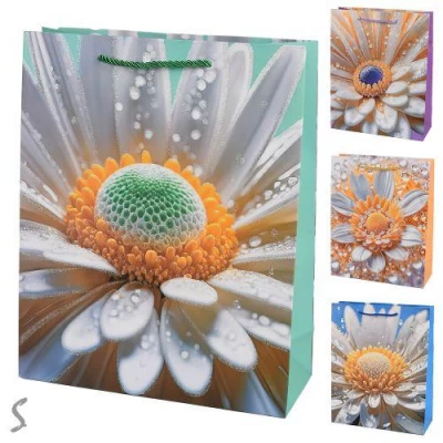 Пакет подарочный бумажный M 