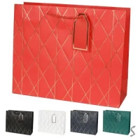 Пакет подарочный бумажный L 