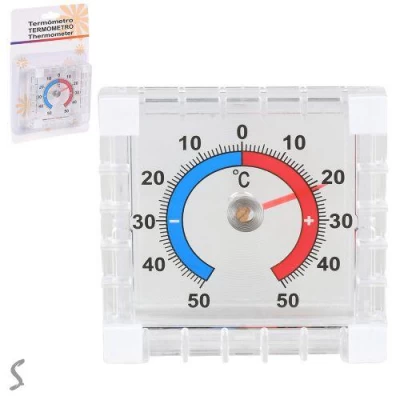 Термометр оконный 7.5см (на липучке)