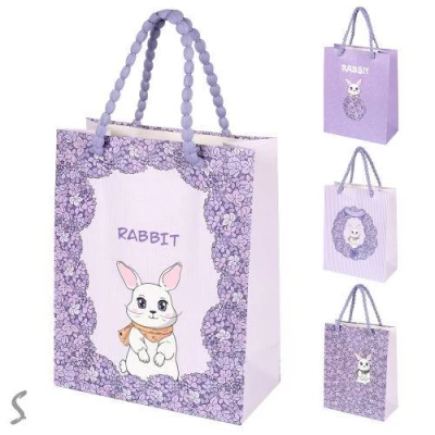 Пакет подарочный бумажный L 