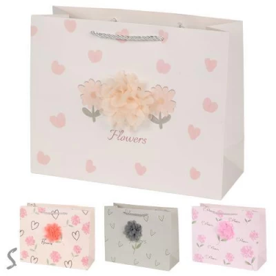 Пакет подарочный бумажный L 