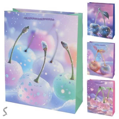 Пакет подарочный бумажный L 