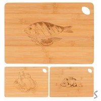 Доски разделочные бамбук 3пр/наб 22.9*33*0.9см
