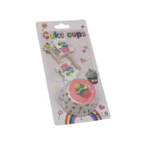 Формочки бумажные для кексов с топперами 